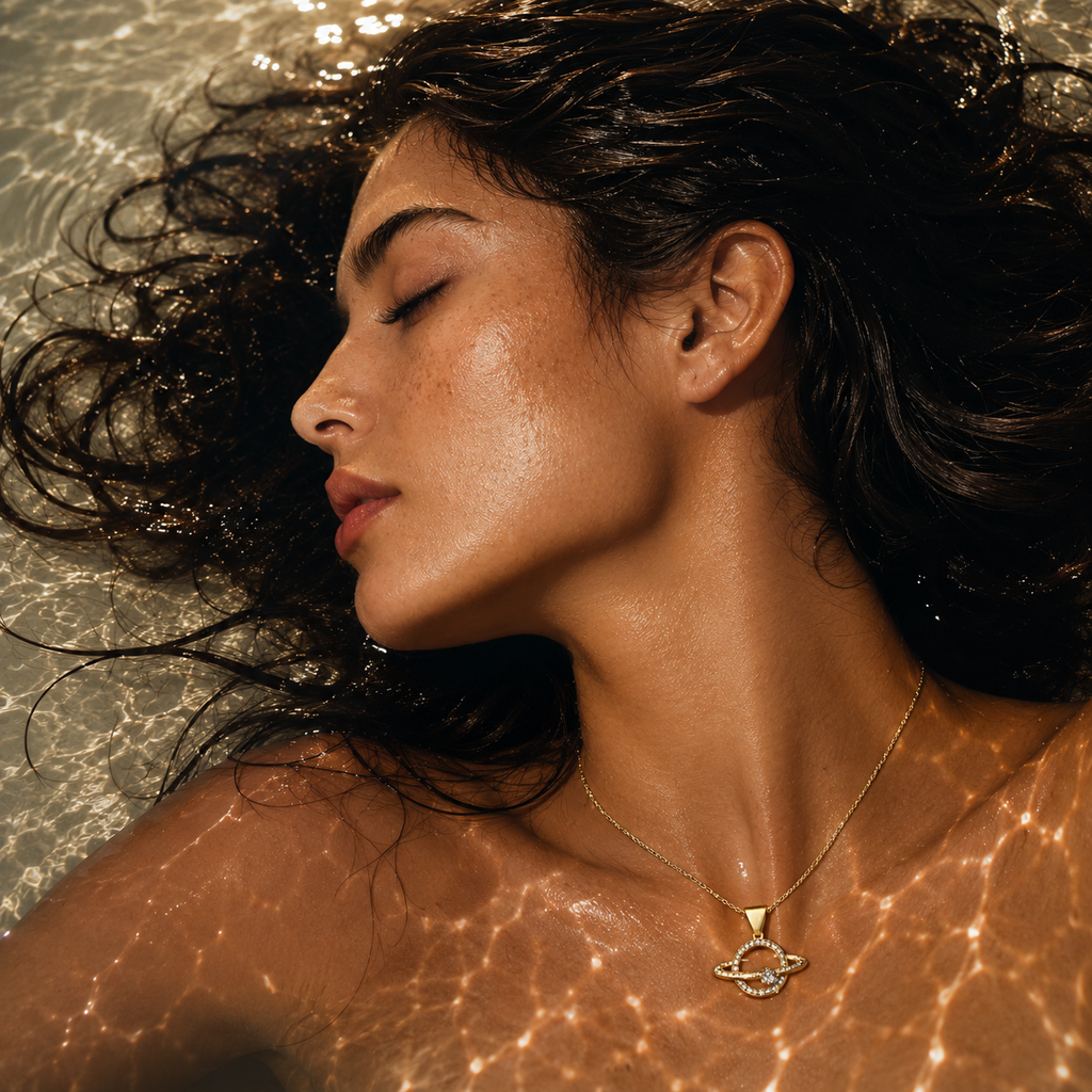 Palermo Jewels Celestial Orbit Pendant Necklace for Women