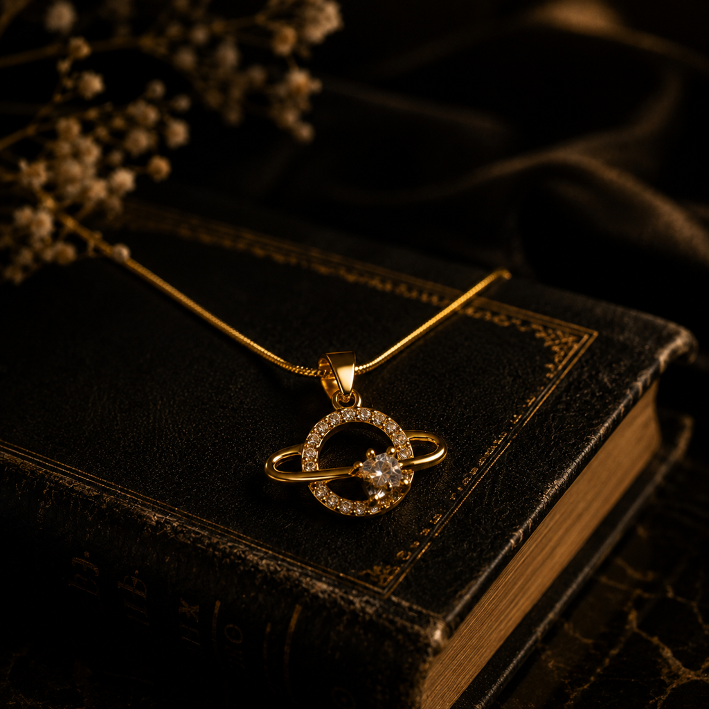 Palermo Jewels Celestial Orbit Pendant Necklace for Women