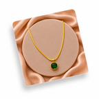 Palermo Jewels  Gold Plated Moon Stone Pendant Necklace for Women & Girls