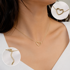Palermo Jewels Gold-Plated Anti Tarnish Heart Themed Pendant